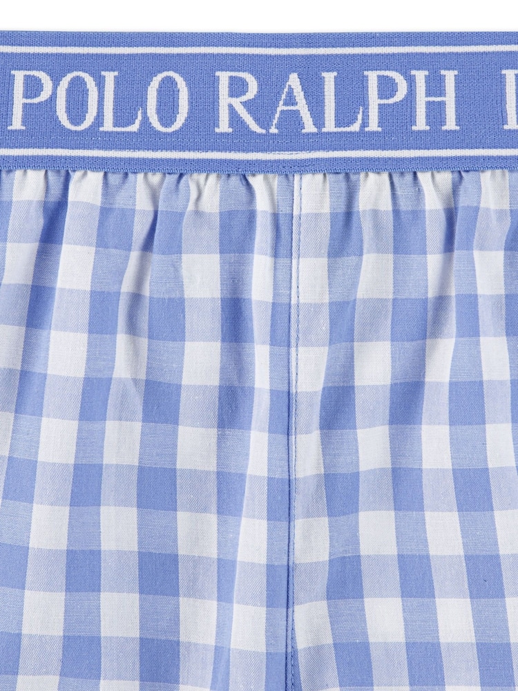 Polo Ralph Lauren Logo Bear Graphic Print Short Sleeve & Woven Short Pyjamas Set 2 Piece - Bild 7 von 7