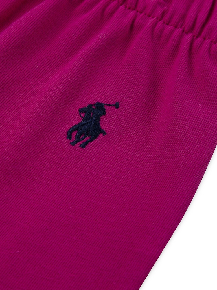 Polo Ralph Lauren Pink Long Sleeve Jersey Pyjamas Set - Image 4 of 4 Polo Ralph Lauren Pink Long Sleeve Jersey Pyjamas Set - Image 4 of 4