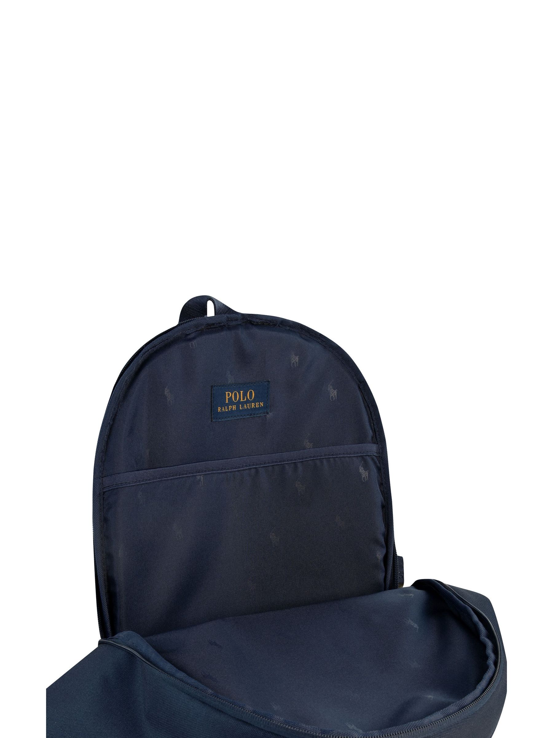 Buy Polo Ralph Lauren Blue Logo Colourblock Backpack from Next