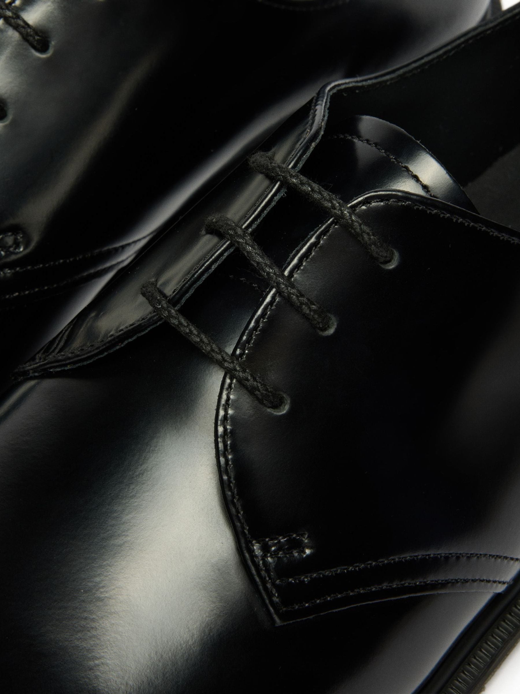 Buy Dr. Martens Black Mayfare Polished Smooth 3 Eye Shoes from