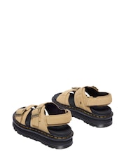 Dr. Martens Light Brown ZebZag Suede Sandals - Image 2 of 5