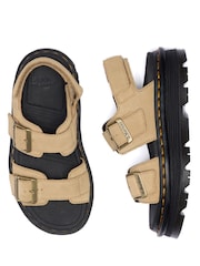 Dr. Martens Light Brown ZebZag Suede Sandals - Image 4 of 5