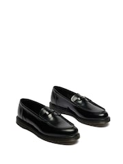 Dr. Martens Black Mayfare Polished Smooth Loafers - Image 2 of 5
