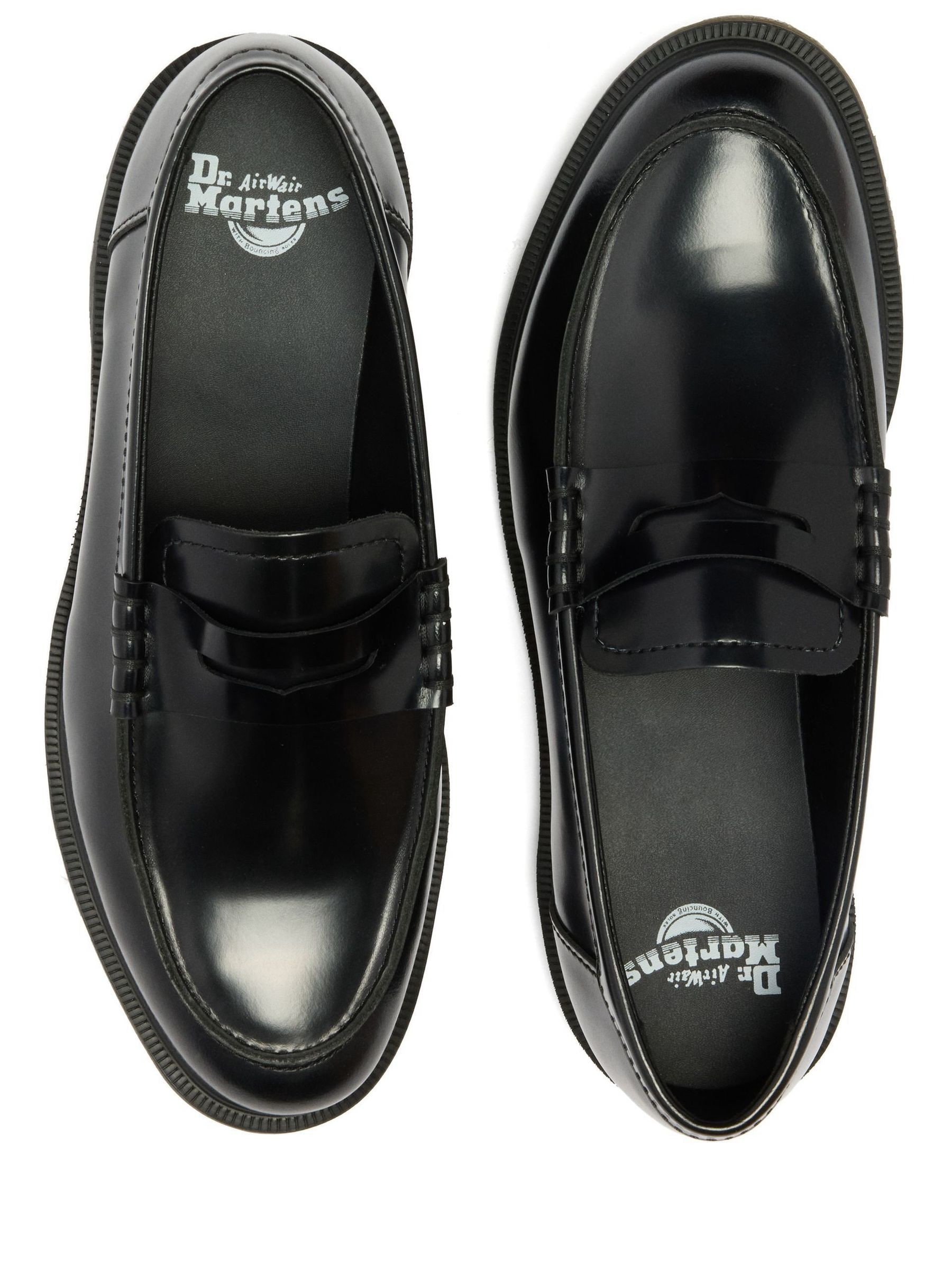 Buy Dr. Martens Black Mayfare Polished Smooth Loafers from Next Canada