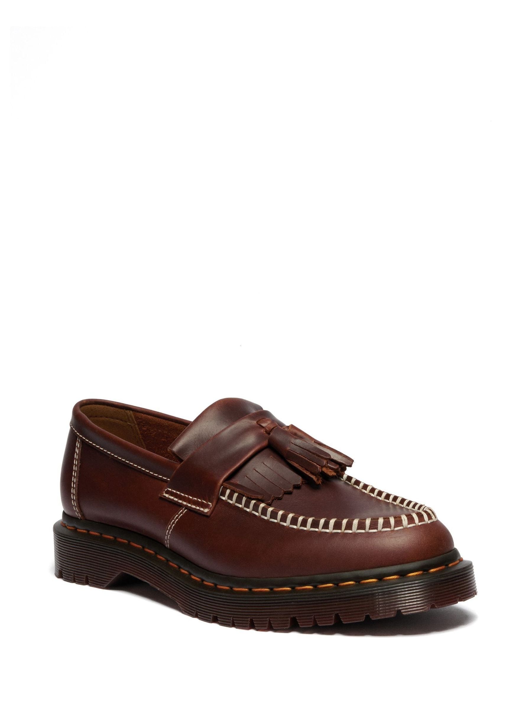 Buy Dr. Martens Brown Adrian Ben Butterscotch Orleans Tassel