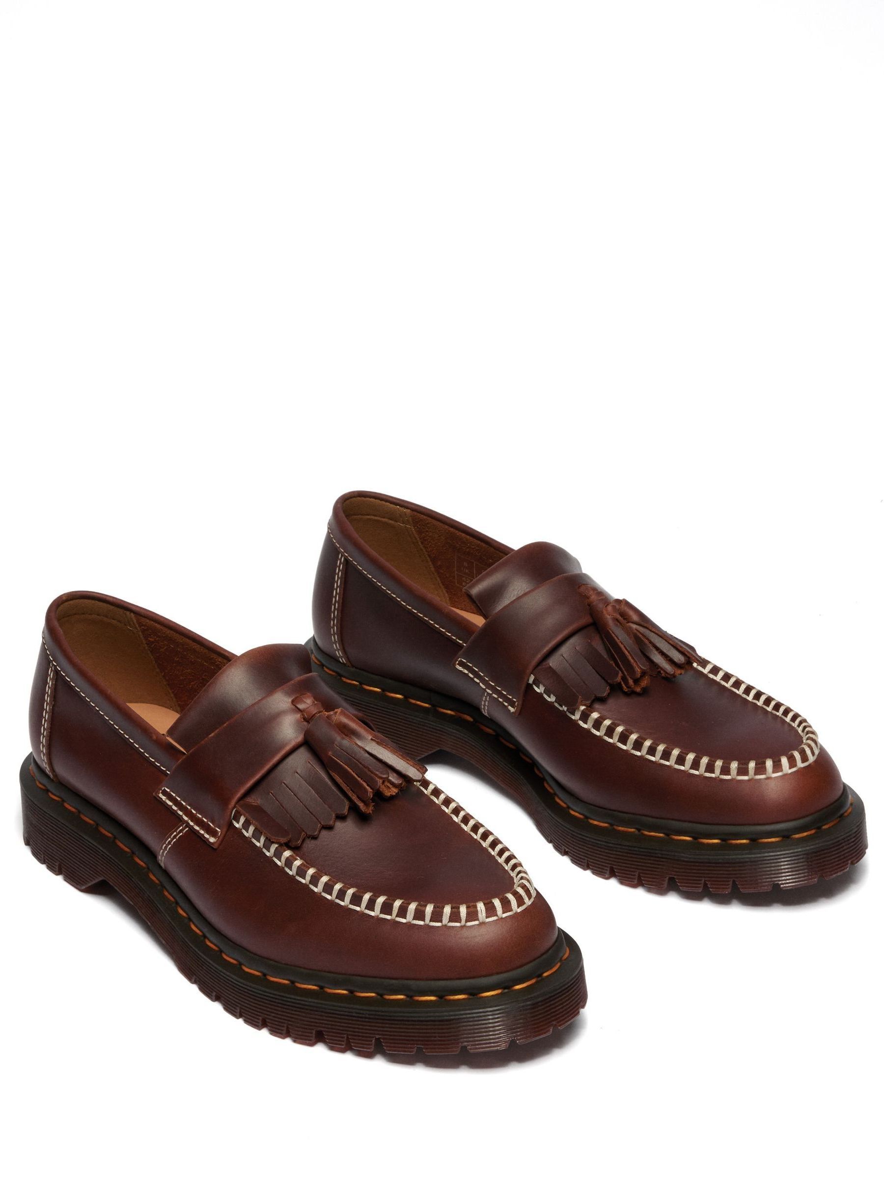 Buy Dr. Martens Brown Adrian Ben Butterscotch Orleans Tassel