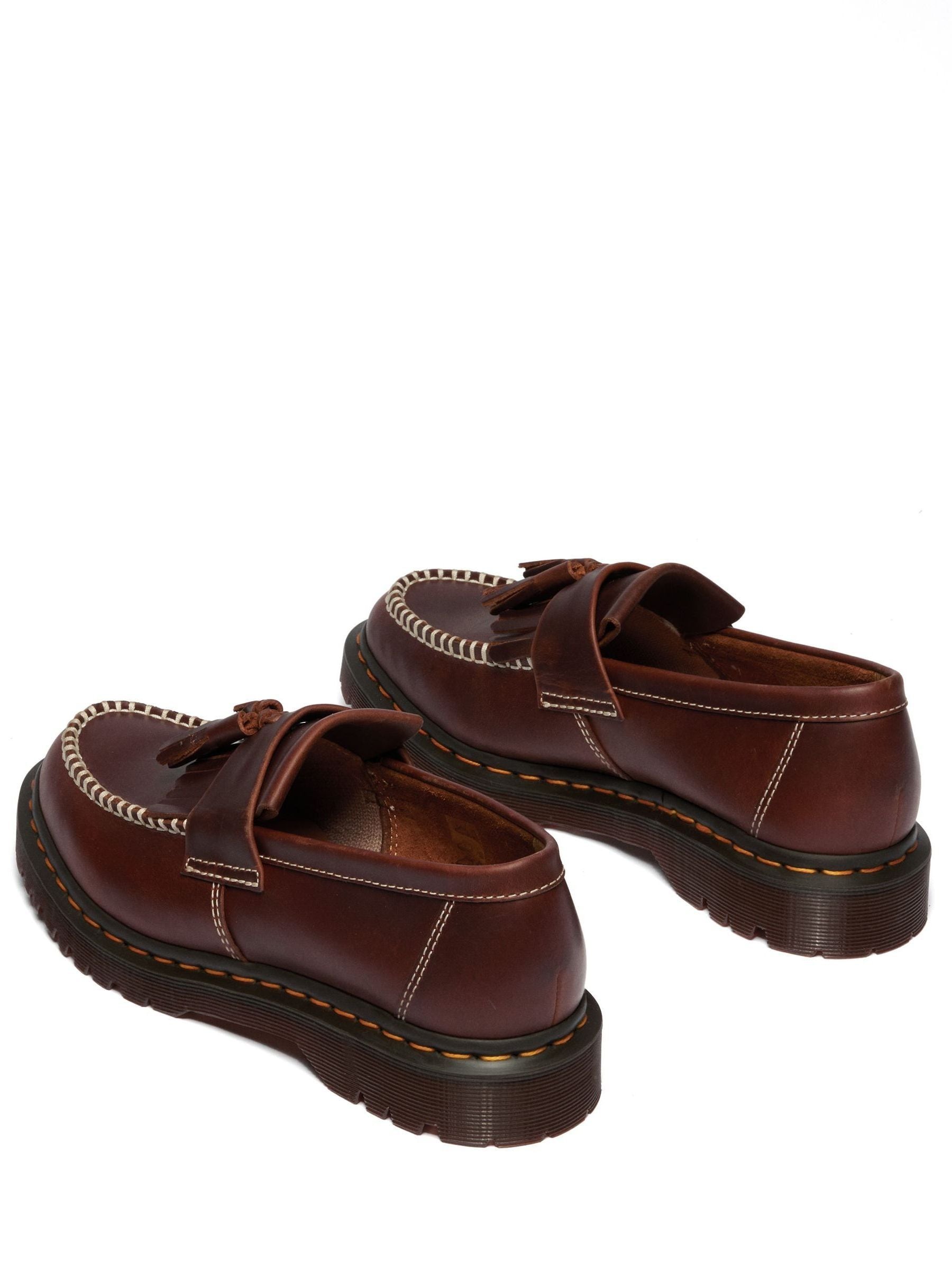 Buy Dr. Martens Brown Adrian Ben Butterscotch Orleans Tassel