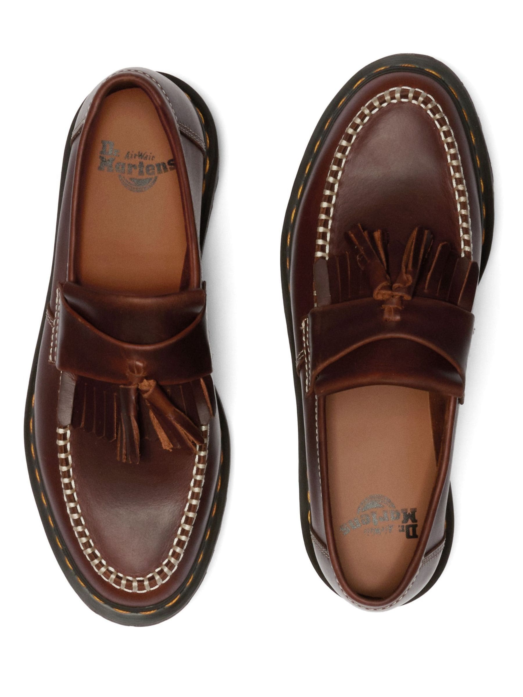 Buy Dr. Martens Brown Adrian Ben Butterscotch Orleans Tassel