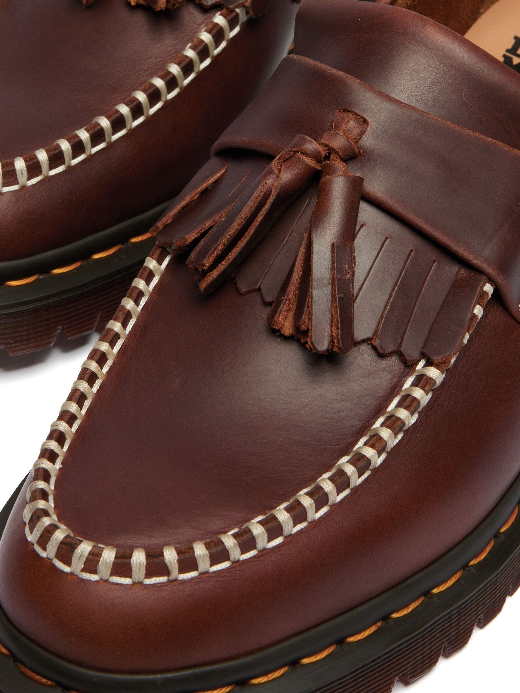 Buy Dr. Martens Brown Adrian Ben Butterscotch Orleans Tassel