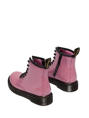 Dr. Martens Pink 1460 Patent Lamper 8 Eye Boots - Image 3 of 5