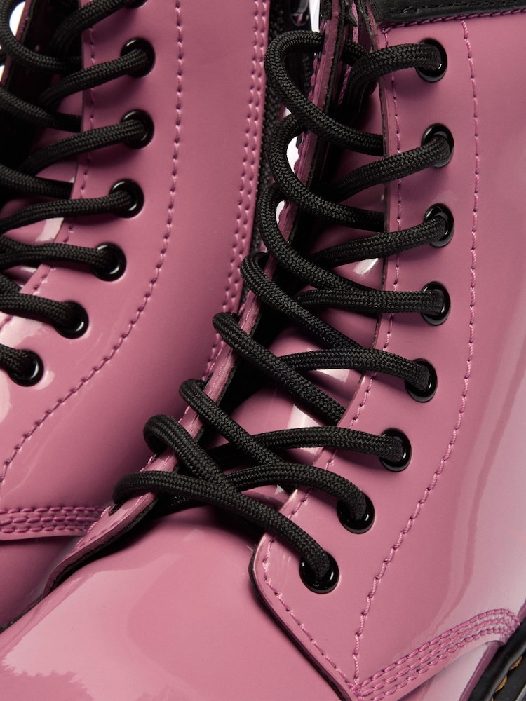 Dr. Martens Pink 1460 Patent Lamper 8 Eye Boots - Image 5 of 5