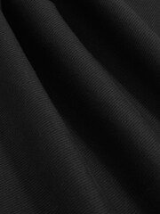 Reiss Black Polly Stretch-Cotton Funnel-Neck Top - Image 6 of 6