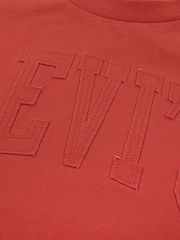Levi's® Red Dolman Tonal Logo Meet And Greet Cropped T-Shirt - Image 3 of 3