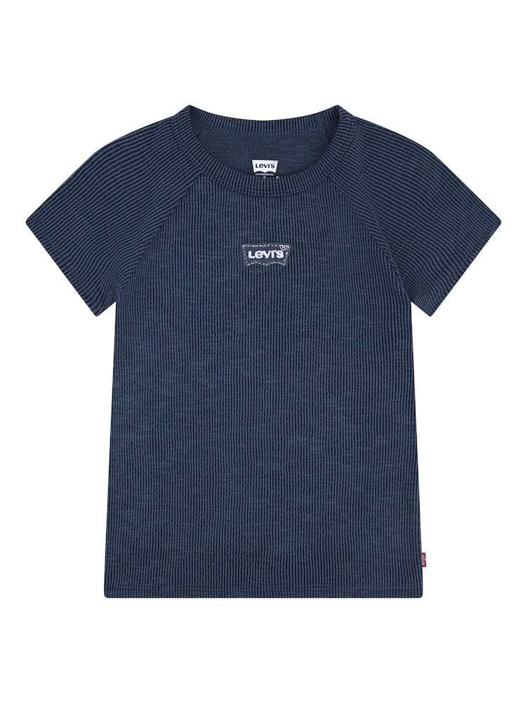 Levi's® Blue Logo Raglan Short Sleeve T-Shirt - Image 1 of 3