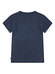 Levi's® Blue Logo Raglan Short Sleeve T-Shirt - Image 2 of 3
