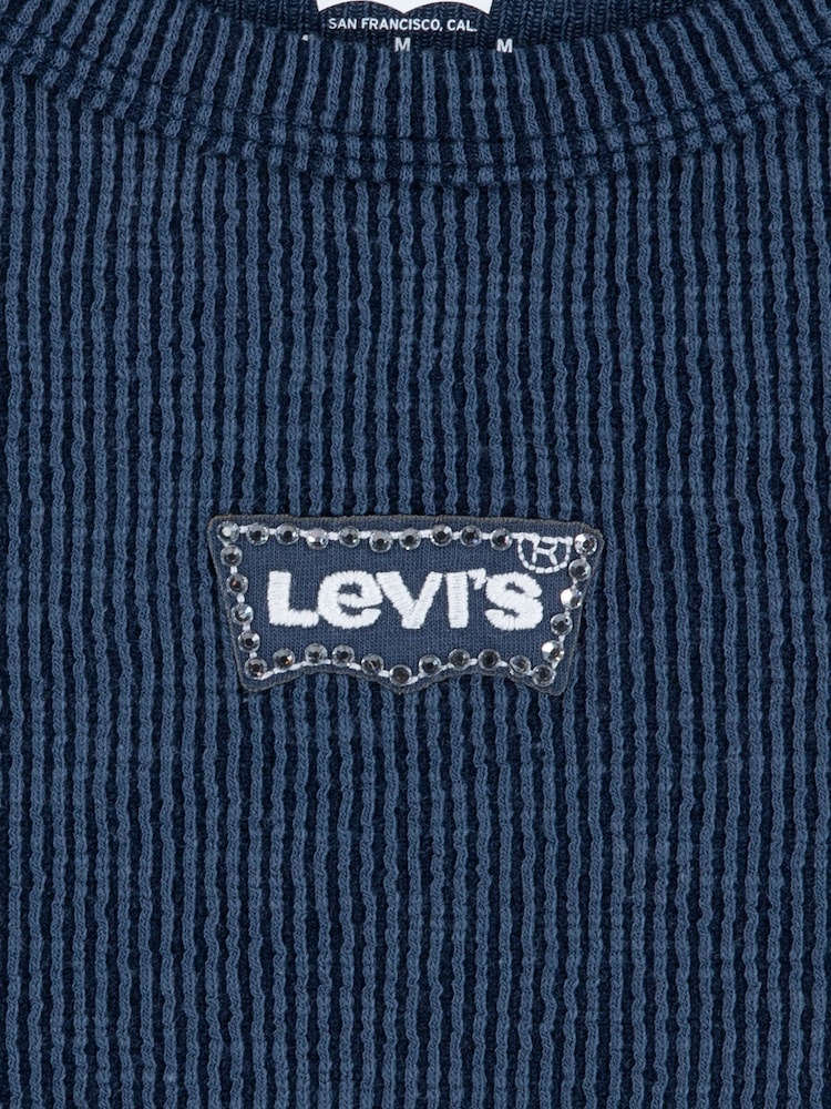Levi's® Blue Logo Raglan Short Sleeve T-Shirt - Image 3 of 3 Levi's® Blue Logo Raglan Short Sleeve T-Shirt - Image 3 of 3