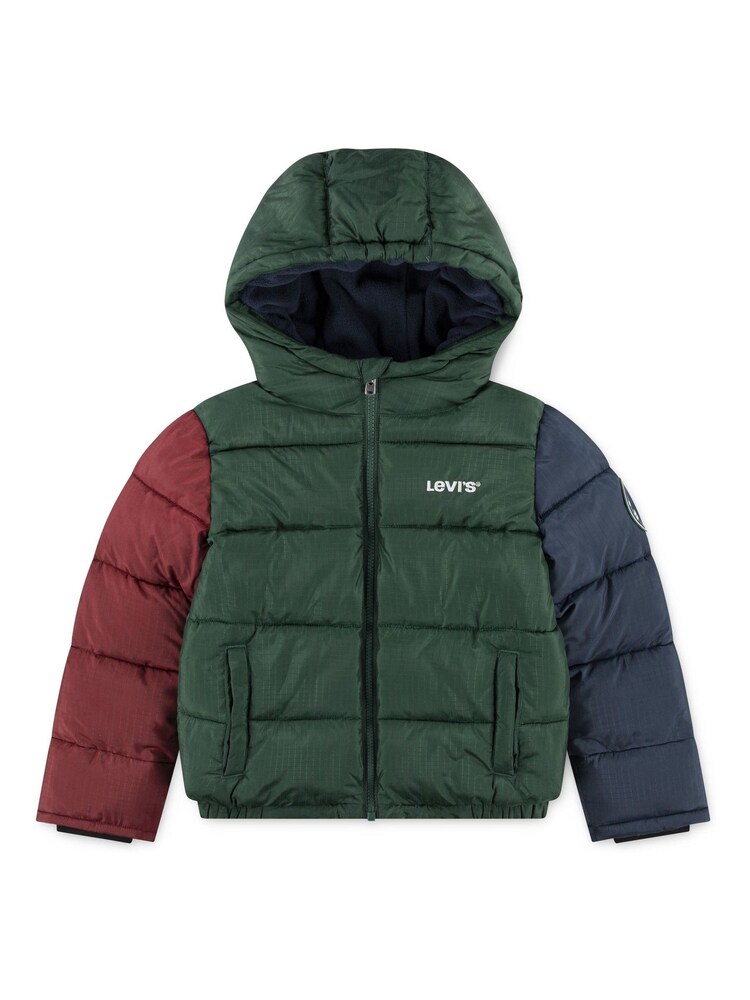 Levi's® Green Heavyweight Logo Puffer Coat - Image 1 of 5