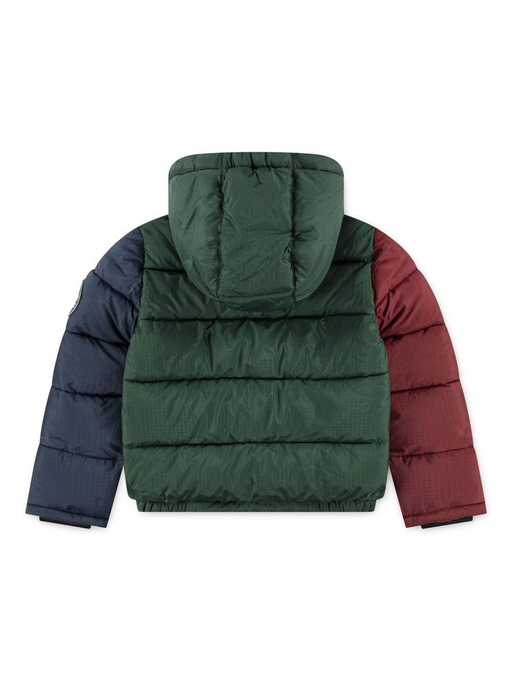 Levi's® Green Heavyweight Logo Puffer Coat - Image 2 of 5