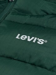 Levi's® Green Heavyweight Logo Puffer Coat - Image 3 of 5