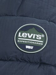 Levi's® Green Heavyweight Logo Puffer Coat - Image 4 of 5