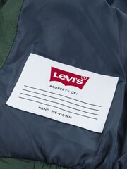 Levi's® Green Heavyweight Logo Puffer Coat - Image 5 of 5