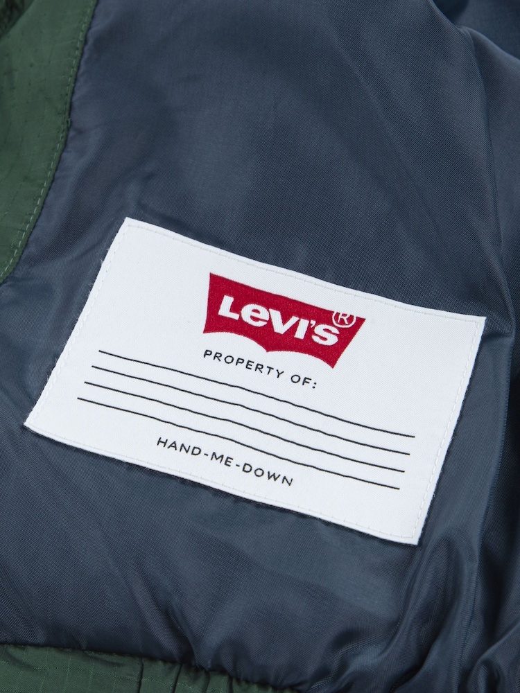 Levi's® Green Heavyweight Logo Puffer Coat - Image 5 of 5 Levi's® Green Heavyweight Logo Puffer Coat - Image 5 of 5