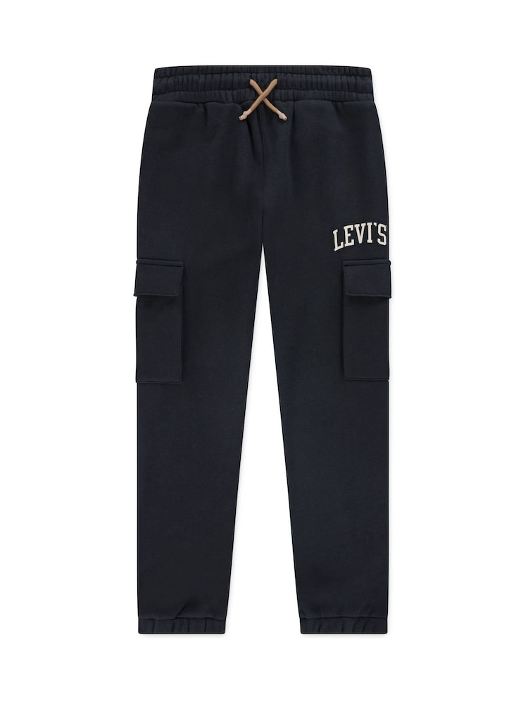 Levi's® Black Logo Joggers With Cargo Pockets - Image 1 of 5