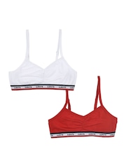 Levi's® White Logo Bralettes 2 Pack - Image 1 of 2