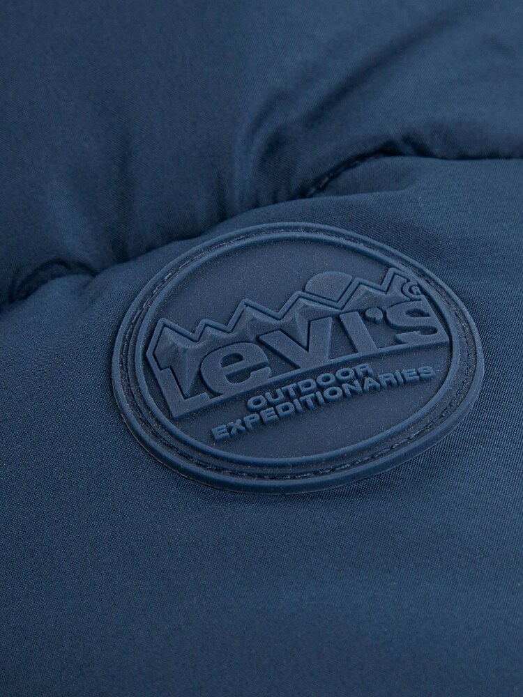 Levi's® Blue Heavyweight Logo Puffer Coat - Image 5 of 5 Levi's® Blue Heavyweight Logo Puffer Coat - Image 5 of 5