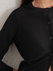 Reiss Black Mara Cardigan - Image 4 of 6