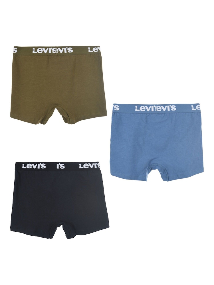 Levi's® Black Boxers 3 Pack - Image 1 of 7 Levi's® Black Boxers 3 Pack - Image 1 of 7