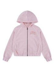 Levi's® Pink Meet And Greet Full Zip Logo Hoodie - Image 1 of 4