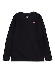 Levi's® Black Long Sleeve Graphic Print T-Shirt - Image 4 of 6