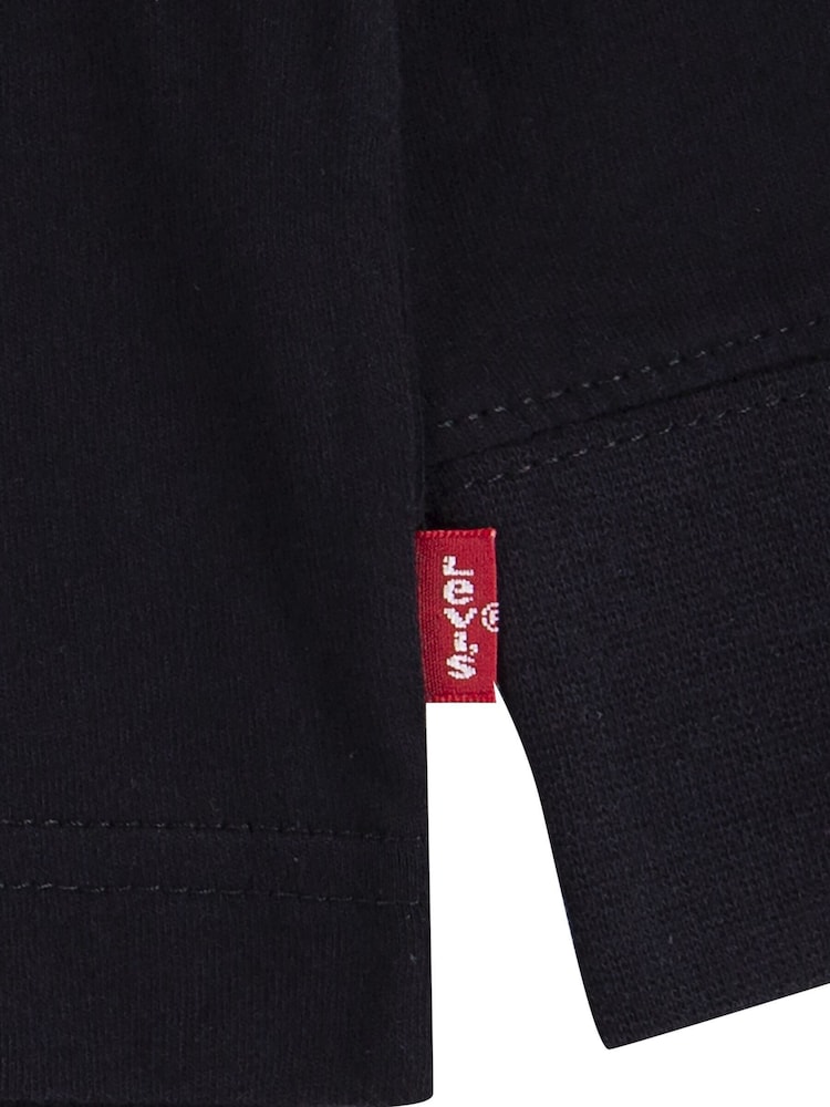 Levi's® Black Long Sleeve Graphic Print T-Shirt - Image 6 of 6 Levi's® Black Long Sleeve Graphic Print T-Shirt - Image 6 of 6