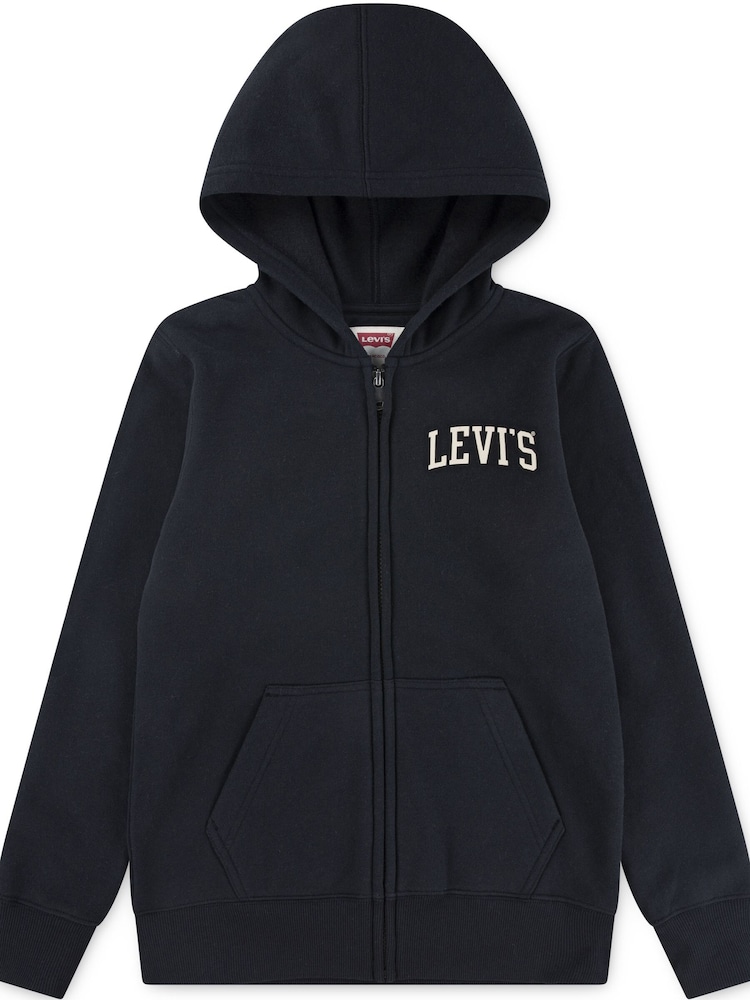 Levi's® Black Legendary Logo Full Zip Hoodie - Image 1 of 3