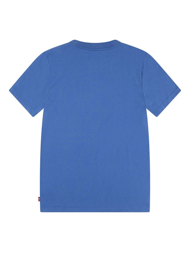 Levi's® Blue Short Sleeve Batwing Chest Hit T-Shirt - Image 4 of 4