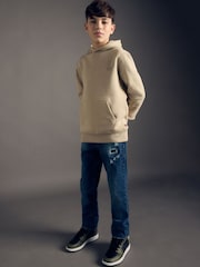 Levi's® White Chest Hit Batwing Logo Hoodie - Image 4 of 9