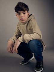 Levi's® White Chest Hit Batwing Logo Hoodie - Image 6 of 9