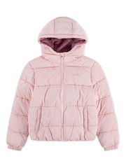 Levi's® Pink High Shine Puffer Coat - Image 1 of 4