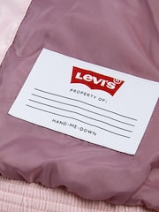 Levi's® Pink High Shine Puffer Coat - Image 6 of 6
