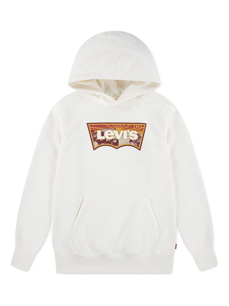 Levi's® Cream Sunrise Batwing Logo Hoodie - Image 1 of 3