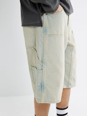 River Island Blue Denim Loose Fit Jorts - Image 5 of 5