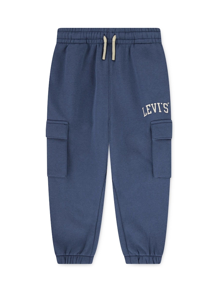 Levi's® Blue Logo Joggers With Cargo Pockets - Image 1 of 4 Levi's® Blue Logo Joggers With Cargo Pockets - Image 1 of 4