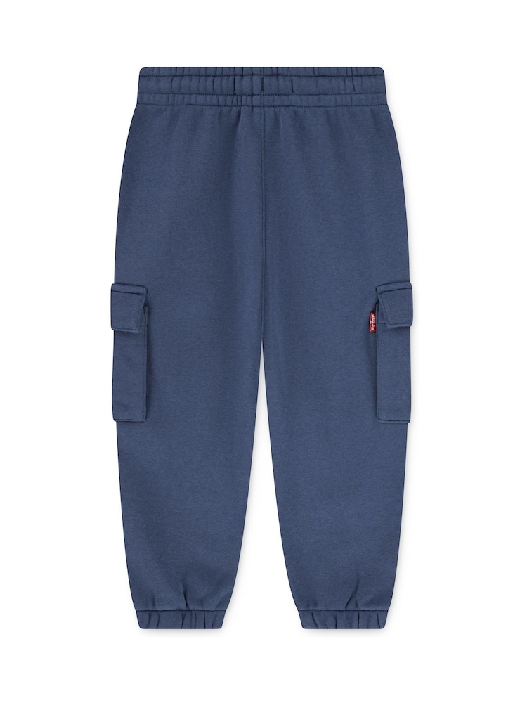 Levi's® Blue Logo Joggers With Cargo Pockets - Image 2 of 4 Levi's® Blue Logo Joggers With Cargo Pockets - Image 2 of 4