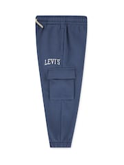 Levi's® Blue Logo Joggers With Cargo Pockets - Image 3 of 4