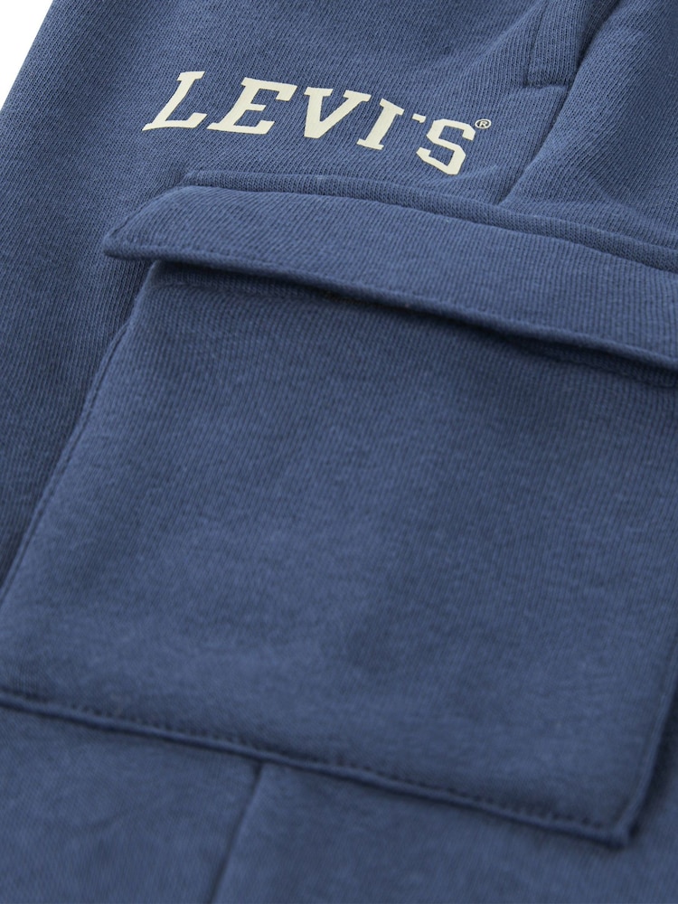 Levi's® Blue Logo Joggers With Cargo Pockets - Image 4 of 4 Levi's® Blue Logo Joggers With Cargo Pockets - Image 4 of 4