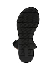 Pavers Black Dual Buckled Mule Sandals - Image 5 of 5