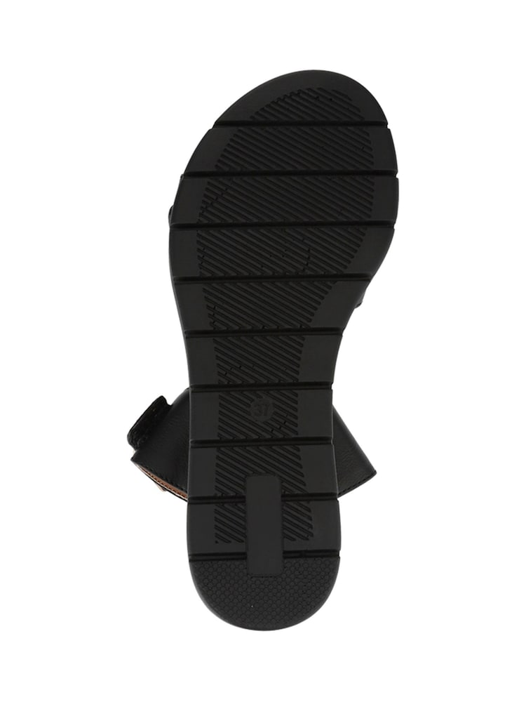 Pavers Black Dual Buckled Mule Sandals - Image 5 of 5