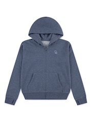 Abercrombie & Fitch Blue Zip Up Hoodie - Image 1 of 4