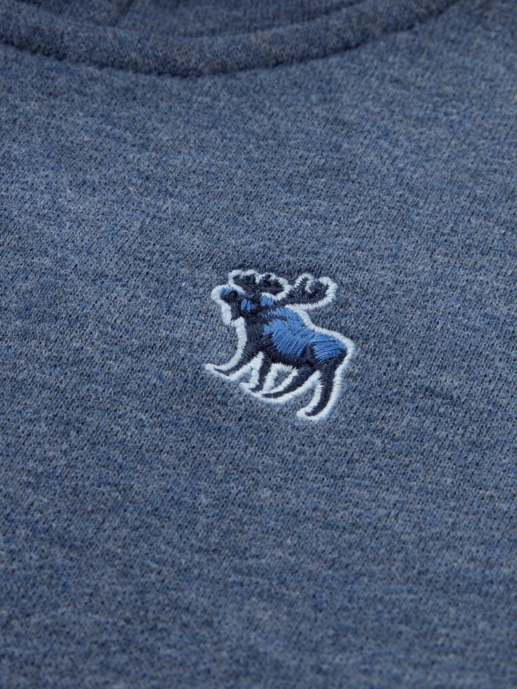 Abercrombie & Fitch Blue Zip Up Hoodie - Image 4 of 4